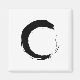 Aimant Méditation Enso Cercle Pleine Conscience Bouddha B
