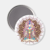 Aimant Méditation et alignement du chakra (Recto/Verso)
