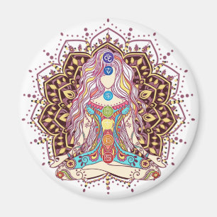 Aimant Méditation et alignement du chakra