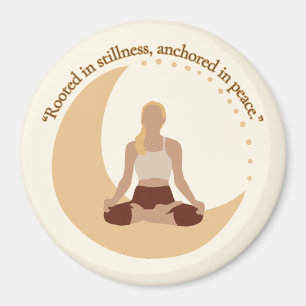Aimant Méditation Lunaire – Bien-être Céleste