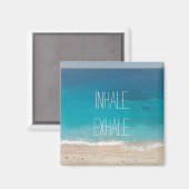 Aimant Méditation Respiration Belle Plage Printemps 2023 (Recto/Verso)