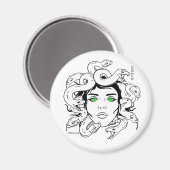 Aimant Medusa  (Recto/Verso)