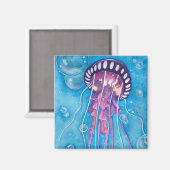 Aimant Medusa de mer profonde (Recto/Verso)