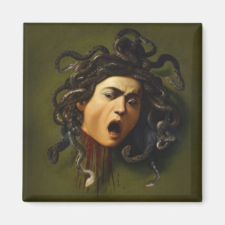 Aimant Medusa tête Caravaggio peinture art mythologie can