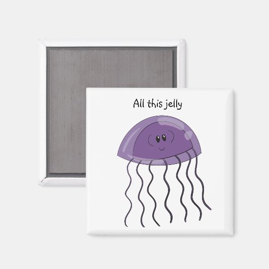 Aimant Méduse de raisin (Recto/Verso)