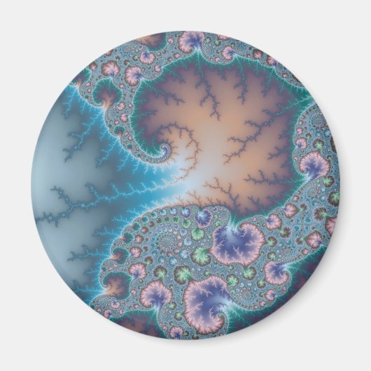 Aimant Méduse - Fractale (Devant)