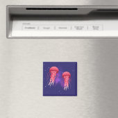 Aimant Méduse rose (In Situ (Lave-vaisselle))