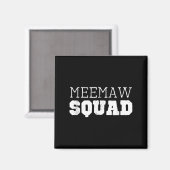 Aimant Meemaw Squad Cool Funny Mee-maw (Recto/Verso)