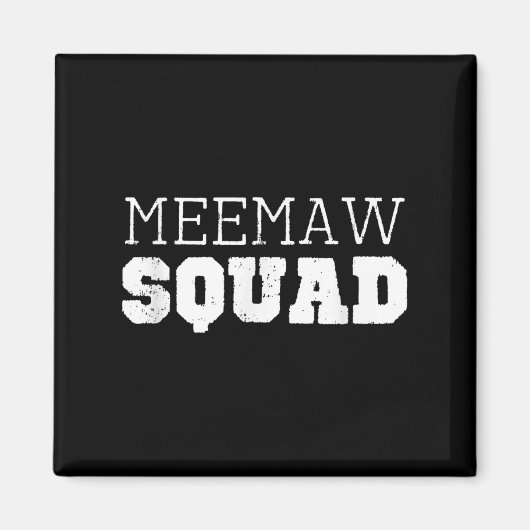 Aimant Meemaw Squad Cool Funny Mee-maw (Devant)