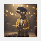 Aimant Meerkat Sinatra, (Devant)