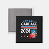 Aimant Méga Garge partisan fier de Trump 2 (Recto/Verso)
