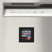 Aimant Méga Garge partisan fier de Trump 2 (In Situ (Lave-vaisselle))