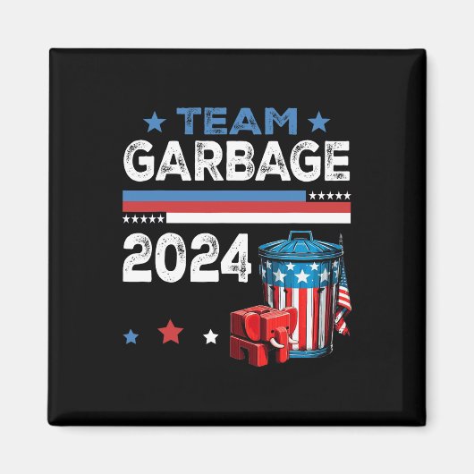 Aimant Méga Garge partisan fier de Trump 2 (Devant)