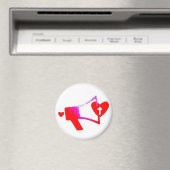 Aimant Mega Phone Heart (In Situ (Lave-vaisselle))