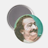 Aimant Meher Baba riant (Recto/Verso)