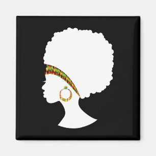 Aimant Meilleur Africain Américain Kente Naturel Hair Clo