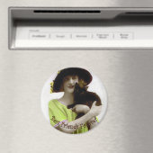 Aimant Meilleur Ami Pour Femme & Chat (In Situ (Lave-vaisselle))