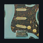 Aimant Meilleur bassiste<br><div class="desc">Cette oeuvre de guitare vintage est adaptée aux joueurs de guitare qui aiment jouer de la guitare. elle peut être offerte en cadeau à un petit ami, une petite amie, ou un papa pour un anniversaire, une fête des pères ou une Saint-Valentin. Le design rétro présente le meilleur bassiste cool...</div>