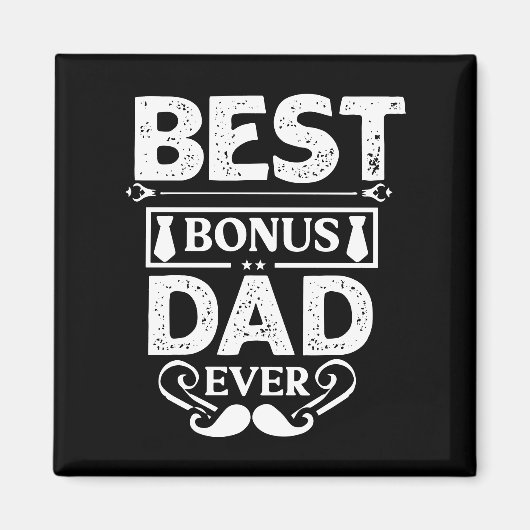 Aimant Meilleur Bonus Papa jamais (Devant)