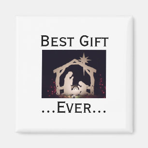 Aimant Meilleur Cadeau de Noël Histoire de la Nativité