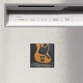 Aimant Meilleur cadeau guitariste (In Situ (Lave-vaisselle))