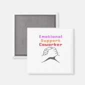 Aimant Meilleur collaborateur d'aide émotionnelle (Recto/Verso)