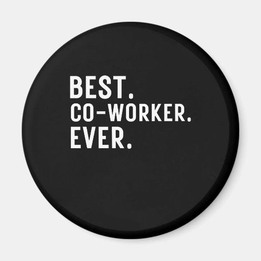 Aimant Meilleur collaborateur de tous les temps mignon co (Devant)