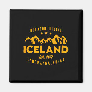 Aimant Meilleur Cool Islande Islande Randonnée Landmannal