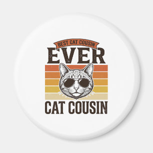Aimant Meilleur Cousin Chat Ever Création de Chemise pour