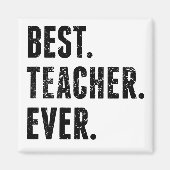 Aimant Meilleur enseignant jamais (Devant)