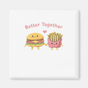 Aimant Meilleur ensemble Saint-Valentin Mignon Kawaii Bur