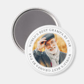 Aimant Meilleur Grampa du monde par Par Classic Photo sim (Recto/Verso)