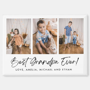 Aimant Meilleur Grand-Père Trois Magnat Photo