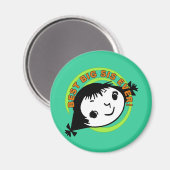 Aimant Meilleur Grand Sis Rétro (Recto/Verso)