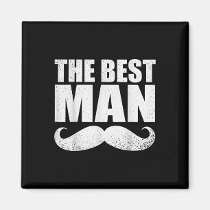 Aimant Meilleur homme Mariage Groomsmen Funny Bride Bache