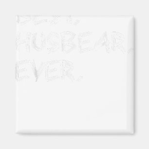 Aimant Meilleur Husbear jamais - Gay Bear Pride