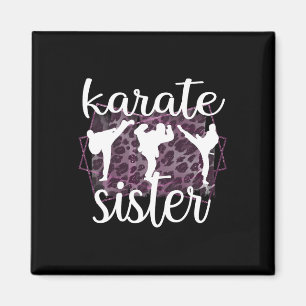 Aimant Meilleur Karate Soeur Fier Karate Sis