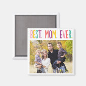 Aimant Meilleur Magazine Photo Personnalisé De La Mère (Recto/Verso)