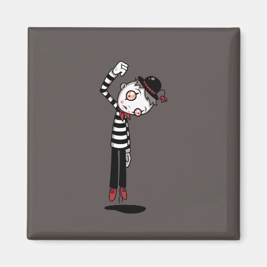 Aimant Meilleur Mime jamais (Devant)