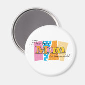 Aimant Meilleur monde maman (Recto/Verso)