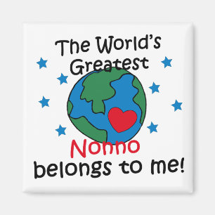 Aimant Meilleur Nonno appartient à moi