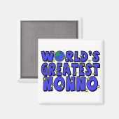 Aimant Meilleur Nonno du monde (Recto/Verso)