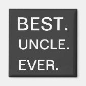 Aimant Meilleur oncle jamais (Devant)