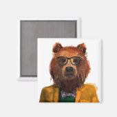 Aimant Meilleur ours habillé (Recto/Verso)