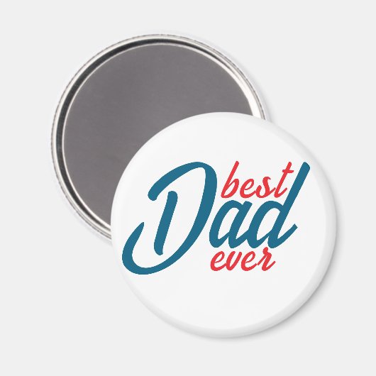 Aimant Meilleur papa (Recto/Verso)