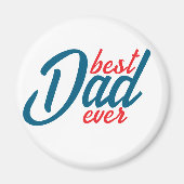 Aimant Meilleur papa (Devant)