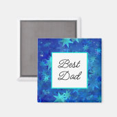 Aimant meilleur papa (Recto/Verso)