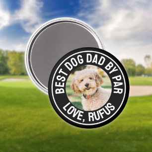 Aimant Meilleur Papa Chien Drôle Par Photo