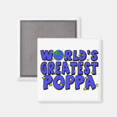 Aimant Meilleur Papa du Monde (Recto/Verso)