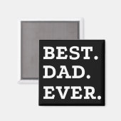 Aimant Meilleur Papa du Monde (Recto/Verso)